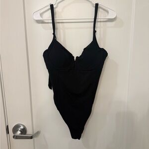 SHEIN Black One-Piece Swimsuit
